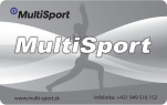 Karta MultiSport